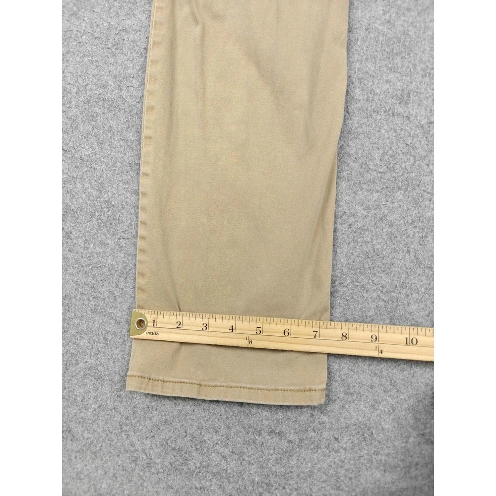 Wrangler Jeans Mens 32x32 Beige Light Wash Slim Straight Stretch Denim Pants